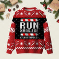 Run Xmas Ugly Christmas Sweater Warm Clothes For Winter Christmas Attire Gifts
