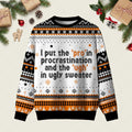 Procrastination Pro Ugly Christmas Sweater Christmas Day Outfit Xmas Apparel Presents