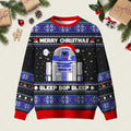 Star Wars R2 D2 Merry Christmas Ugly Christmas Sweater Xmas Outfits Gifts For Star Wars Lovers