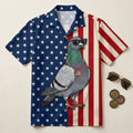 America Funny Dove Hawaiian Shirt Hunter Aloha Shirt Gift For Hunting Enthusiast
