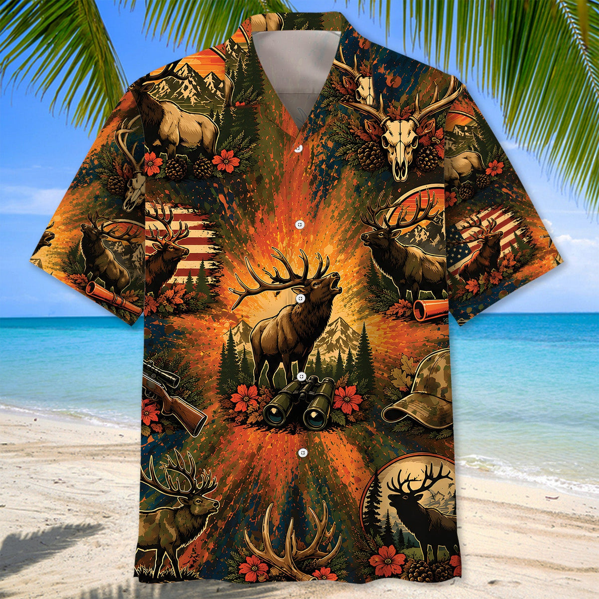 Deer Hunting Artwork Hawaiian Shirt Deer Hunting Shirt Gifts For Husband