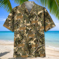 Deer Hunting Camo Hawaiian Shirt Men_s Hunting Season Shirt Husband Gifts