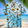 Blue Dove Hunting Hawaiian Shirt Hunting Season Clothing Hunting Lover Gifts