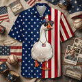 America Funny Duck Hawaiian Shirt Hunting Season Shirt Hunting Lover Gifts
