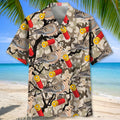 Dove Camouflage Hunting Pattern Hawaiian Shirt Hunting Season Clothes Him Gifts