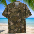 Dove Camouflage Hunting Pattern Camo Hawaiian Shirt Hunting Season Outfits Gifts