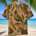 Bird Hunting Vintage Artwork Hawaiian Shirt Hunting Aloha Shirt Hunting Lover Gifts