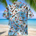 Bird Hunting Hawaiian Shirt Hunter Aloha Shirt Unique Gift For Boyfriend