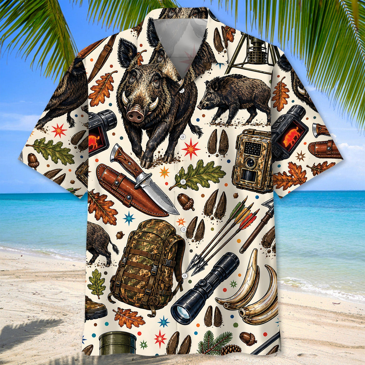 Boar Hunting Hawaii Shirt Hunting Enthusiast Clothing Gifts For Father_