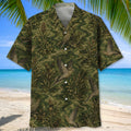 Dove Hunting Pattern Camo Hawaiian Shirt Hunting Season Aloha Shirt Bird Hunter Gift
