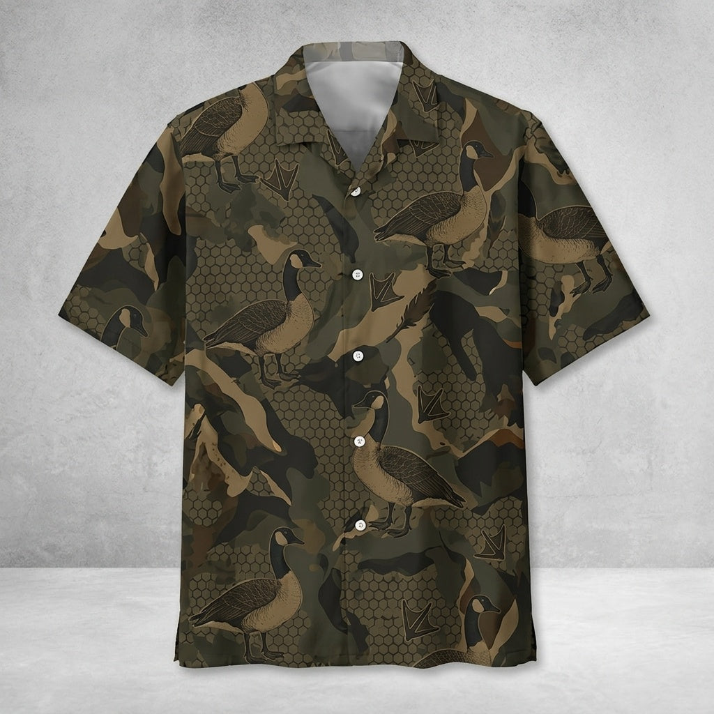 Duck Hunting Pattern Hawaiian Shirt Huntin Season Clothing Hunting Lover Gifts