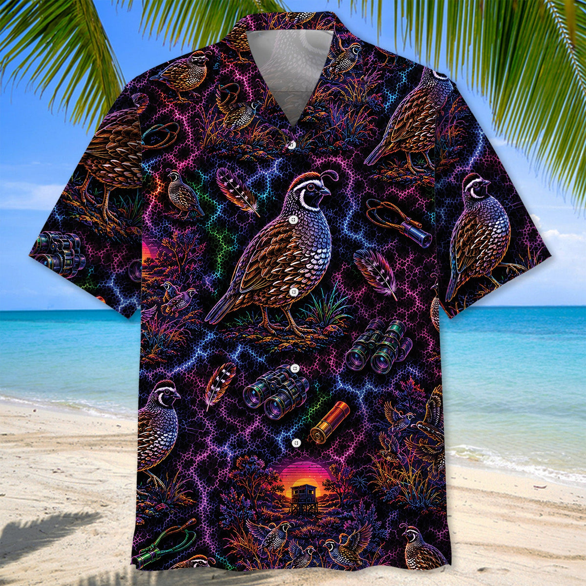 Bird Hunting Pattern Hawaiian Shirt Hunting Aloha Shirt Gifts For Friends