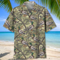 Duck Hunting Pattern Camo Hawaiian Shirt Hunter Clothes Gift For Grandpa