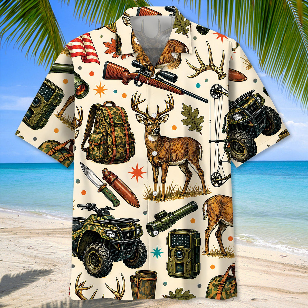 Deer Hunting Hawaiian Shirt Hunter Aloha Shirt Unique Gifts For Husband