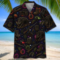 Color Wild Boar Hunting Pattern Hawaiian Shirt Huntin Season Shirt Dad Gift