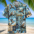 Dove Hunting Pattern Hawaiian Shirt Hunting Season Aloha Shirt Gift For Dove Hunter