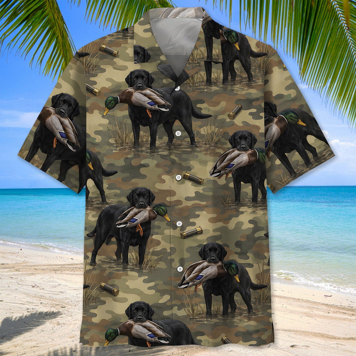 Black Labrador Retriever And Duck Hunting Hawaiian Shirt Hunting Season Shirt Gifts