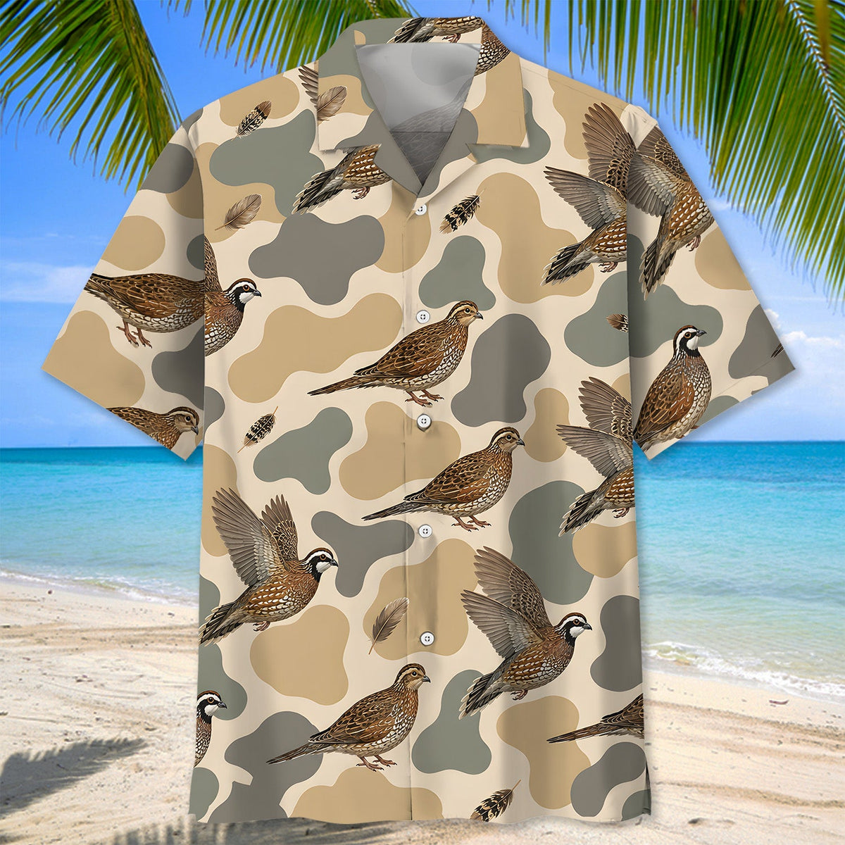 Bird Hunting Vintage Artwork Hawaiian Shirt Hunting Lover Apparel Him Gifts