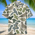 Dove Camouflage Hunting Funny Pattern Hawaiian Shirt  Hunting Lover Clothes Dad Gifts