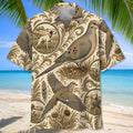 Dove Hunting Pattern Hawaiian Shirt Vintage Hunting Season Aloha Shirt Dad Gift