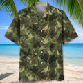 Dove Hunting Pattern Camo Hawaiian Shirt Hunting Lover Clothing Husband Gifts