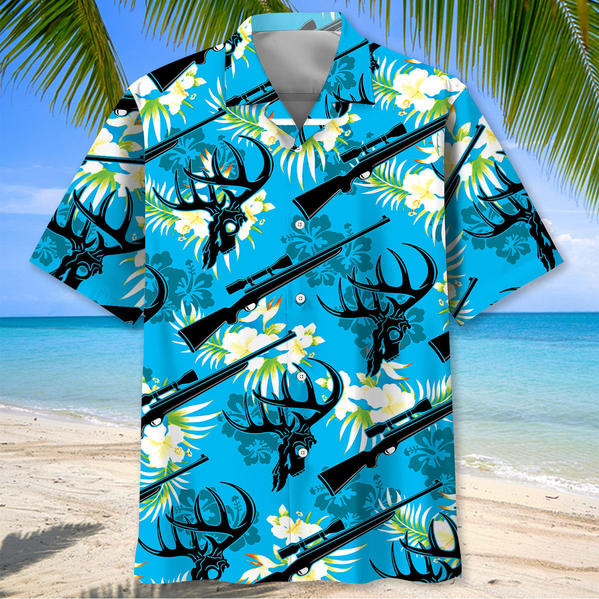 Deer Hunting Pattern Hawaiian Shirt Hunting Season Aloha Shirt Cool Gifts For Dad
