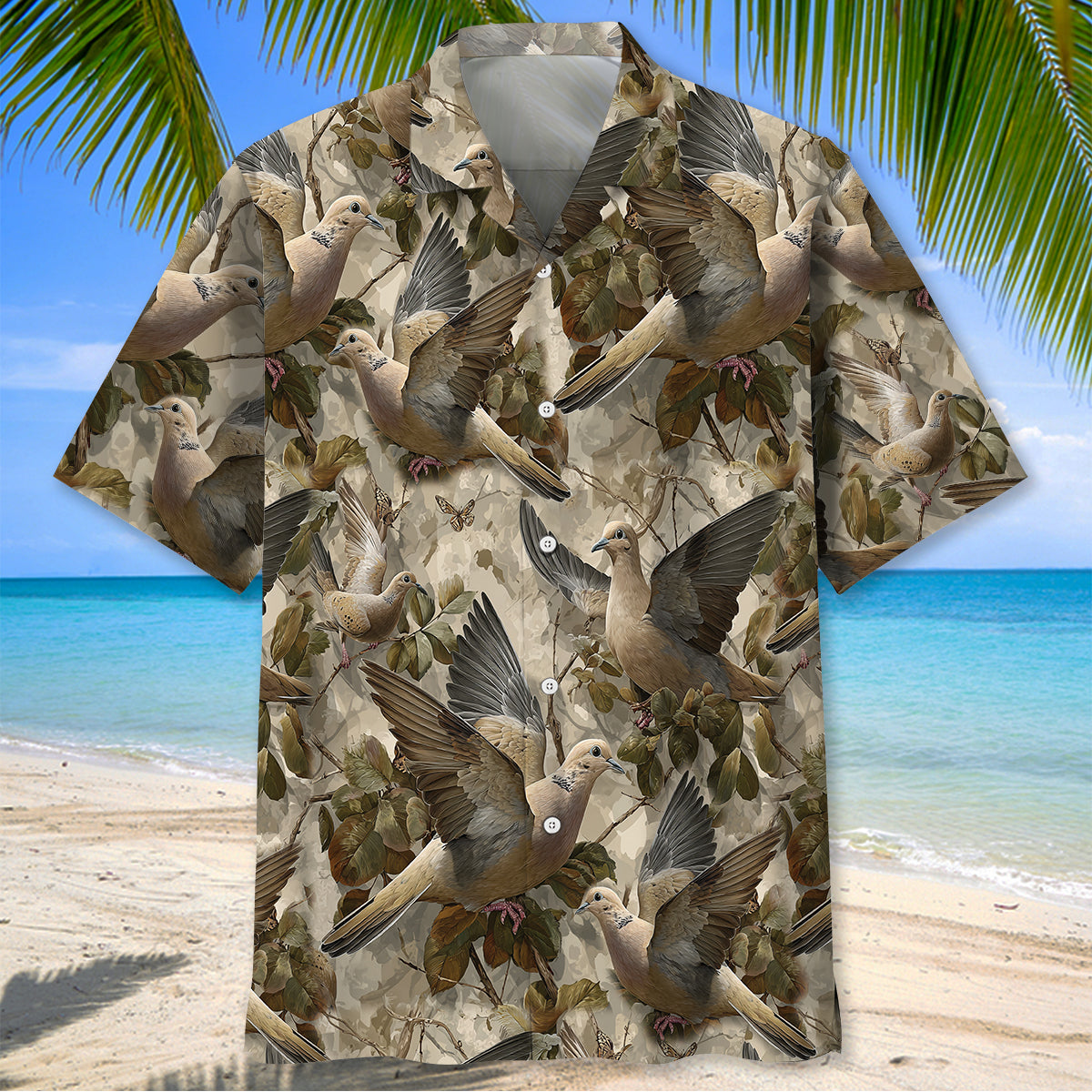 Dove Camouflage Hawaiian Shirt Huntin Season Shirt Gift For Hunting Lover