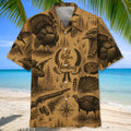 Turkey Hunting Graphic Hawaiian Shirt I_d Rather Be Hunting Shirt Hunting Lover Gifts