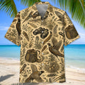Pheasant Hunting Pattern Hawaiian Shirt Vintage Huntin Season Clothing Him Gifts