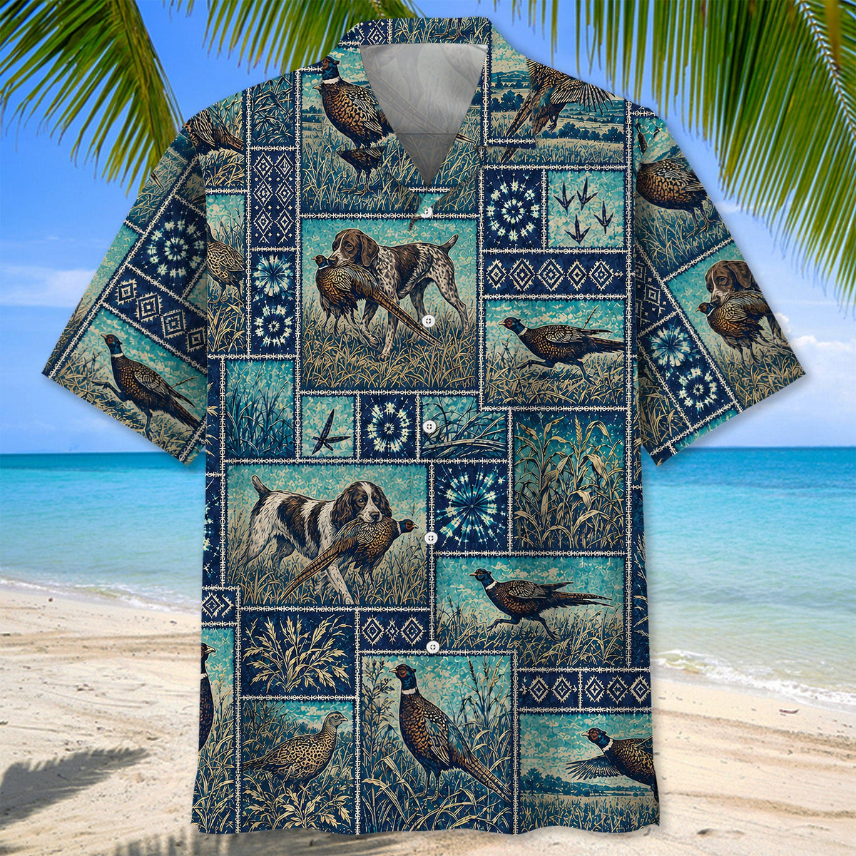 German Shorthaired Pointers Hawaiian Shirt Hunting Aloha Shirt Father Gifts