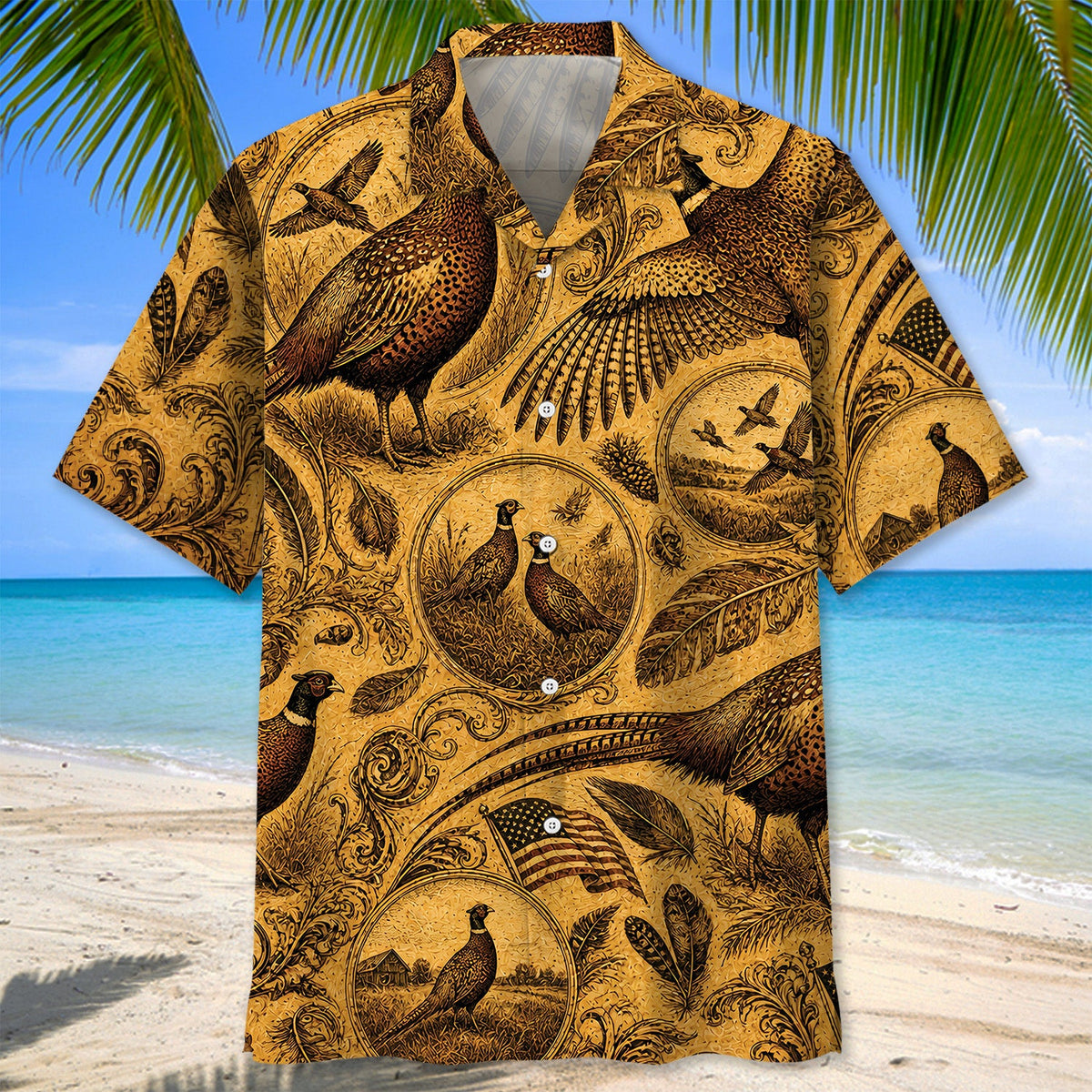 Pheasant Hunting Hawaiian Shirt Hunter Aloha Shirt Hunting Lover Gifts