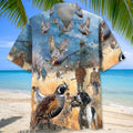 Pheasant Hunting Pattern Hawaiian Shirt Hunter Aloha Shirt Gift For Hunting Lover