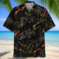 Wild Boar Hunting Pattern Hawaiian Shirt Huntin Season Clothing Dad Gifts