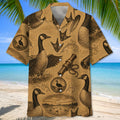 Vintage Duck Camouflage Hunting Pattern Hawaiian Shirt Hunting Season Attire