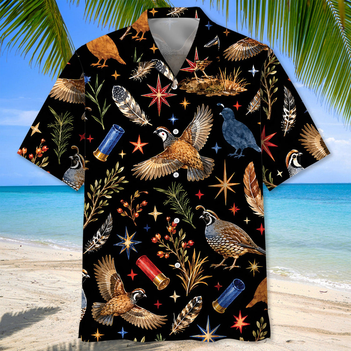 Vintage Hunting Pattern Hawaiian Shirt Outdoor Hawaiian Shirt Gifts For Husband