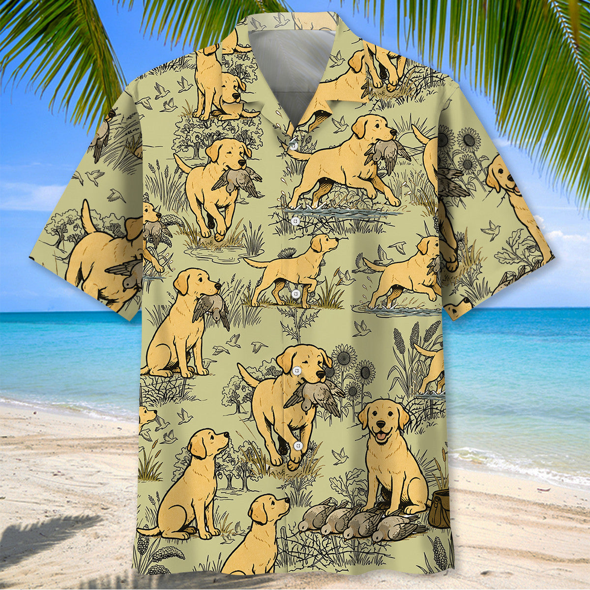 Hunting Pattern Hawaiian Shirt Hunter Aloha Shirt Gift For Hunting Enthusiast