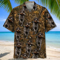 Pointer Hunting Dog Print Hawaiian Shirt Vintage Hunting Season Aloha Shirt Gifts