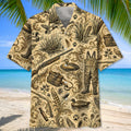 Vintage Hunting Hawaiian Shirt Duck Hunting Pattern Aloha Shirt Gifts For Boyfriend