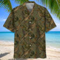 Vintage Dove Hunting Hawaiian Shirt Hunting Aloha Shirt Gift For Bird Hunter