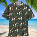 Pointer Hunting Dog Print Hawaiian Shirt Hunting Lover Clothes Gift For Brother