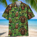 Funny Wild Turkey Hunting Pattern Hawaiian Shirt Huntin Season Shirt Brother Gift