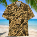 Huntin Pattern Hawaiian Shirt Vintage Hunting Season Aloha Shirt Hunting Lover Gifts