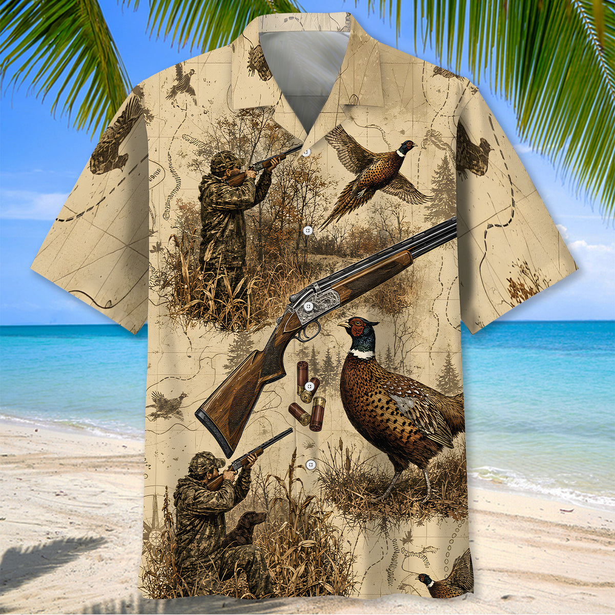 Pheasant Hunting Season Hawaiian Shirt Hunting Lover Outfits Gift For Grandpa