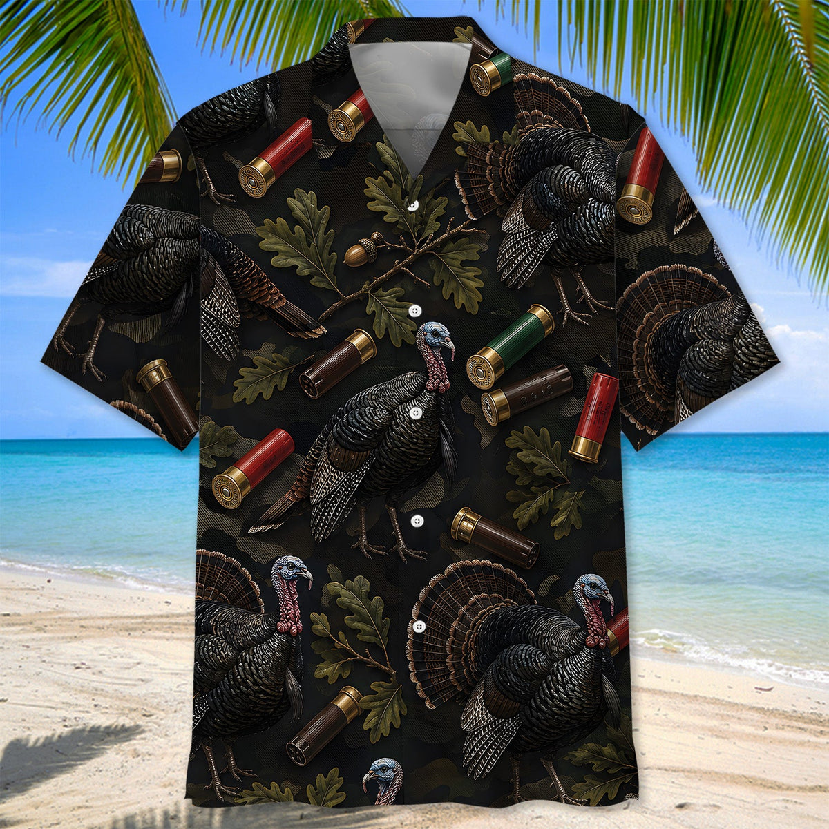 Hunting Pattern Hawaiian Shirt Hunting Aloha Shirt Unique Gift For Hunter