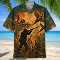Vintage Pheasant Hunting Hawaiian Shirt Hunter Aloha Shirt Gift For Hunter