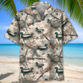 Duck Hunting Pattern Hawaiian Shirt Hunting Button Up Shirt Gifts For Husband