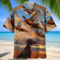 Pheasant Hunting Pattern Hawaiian Shirt Huntin Season Shirt Gift For Pheasant Hunter