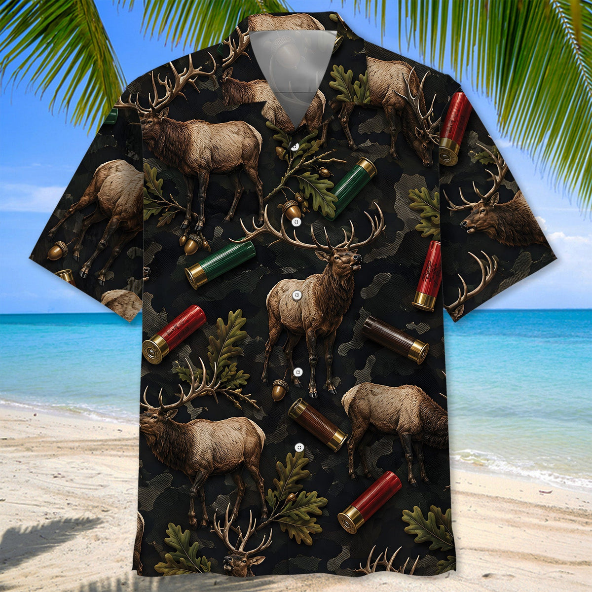 Vintage Deer Hunting Hawaiian Shirt Hunting Aloha Shirt Gift For Grandpa