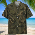 Vintage Mourning Pheasant Camo Hawaiian Shirt Hunting Season Aloha Shirt Him Gifts
