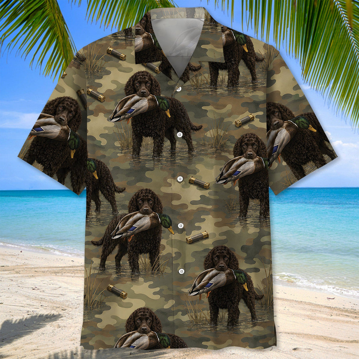 Mourning Duck Retriever Camouflage Hawaiian Shirt Hunting Season Shirt Dad Gifts